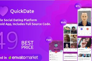 QuickDate Android – 安卓移动社交交友平台应用源码