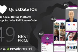 QuickDate IOS移动社交交友平台应用源码
