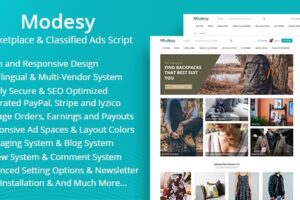 Modesy v2.0.1 – PHP在线商城和分类广告源码
