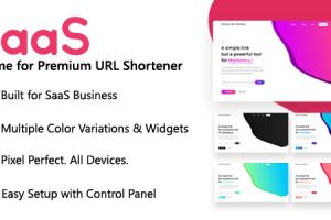 Premium URL Shortener模板SaaS