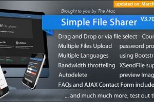 简单的PHP文件分享源码Simple File Sharer