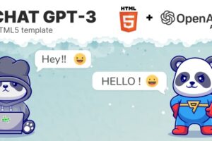 OpenAI HTML 5 Chat GPT-3 v1.1